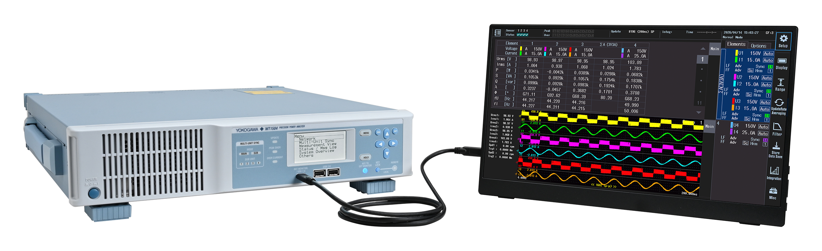 Yokogawa Test & Measurement Releases WT1500 High-Precision Power Analyzer